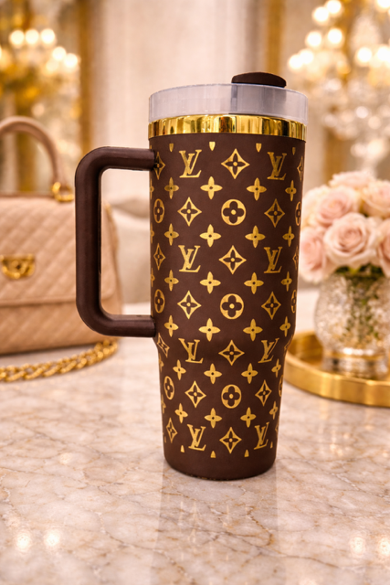 LV Designer Inspired - 40oz Tumbler